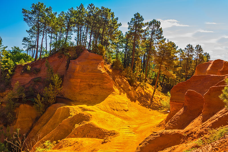 ocres à Roussillon